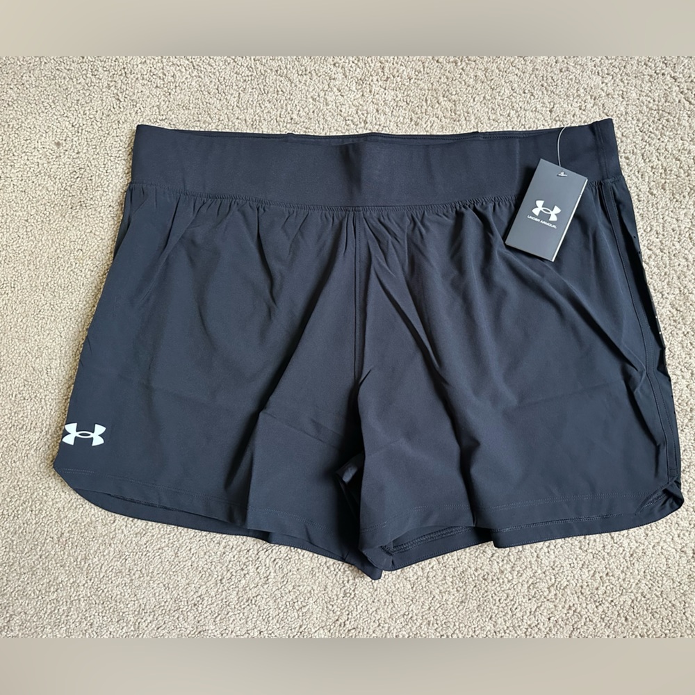 Under Armour SpeedPocket Shorts Men’s XXL Midnight Navy Athletic Training NWT